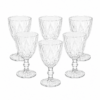 Taça de Vidro Diamante Transparente 340ml Max Home