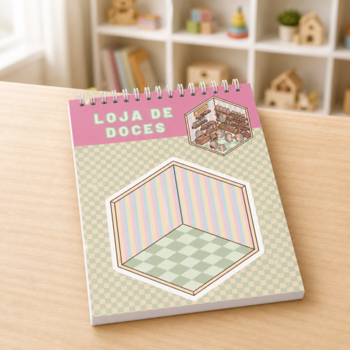 Livro Infantil de Adesivos Cenários Criativos Divertido Culturama