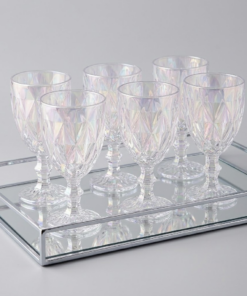 Taça Diamond Furta Cor Vidro 340ml Jogo com 6 Peças