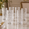 Conjunto com 6 Copos Long Drink Vidro Fleure 360ml