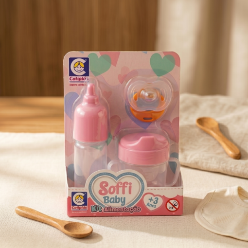 Kit de Alimentação Infantil Soffy Baby Cotiplas