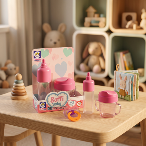 Kit de Alimentação Infantil Soffy Baby Cotiplas