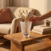 Vaso de Cristal Decorativo Maya 22,5cm Wolff