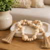 Colar Decorativo de Madeira para Mesa 100cm