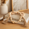 Colar Decorativo de Madeira para Mesa 100cm