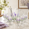 Conjunto Jarra Com 6 Taças Lyor 1,5L E 240ml Cristal Ecológico