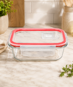 Pote Hermético Retangular 700ml com Válvula
