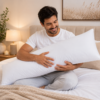 Travesseiro Gigante Xuxão 1x45cm Microfibra Branco Juma