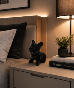 Estatueta de Cerâmica Cachorro MK Estrela