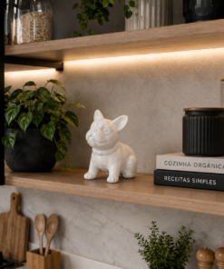 Estatueta de Cerâmica Cachorro MK Estrela