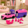 Trailer Pets Rosa Brinquedo Infantil para Cuidar dos Pets