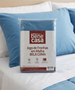 Par de Fronhas Lisas Sortidas Macias para Travesseiro
