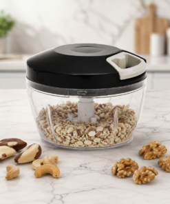 Mini Processador Manual 500ml 3 Lâminas para Alimentos