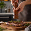 Moedor Manual Sal Pimenta em Madeira Natural Clink