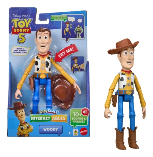 Figura Woody com Som Toy Story 5 Disney Pixar Oficial
