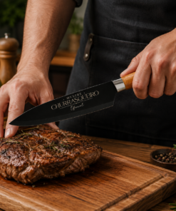 Faca Steel Premium Mestre Churrasqueiro em Aço Inox