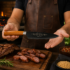 Faca Steel Premium Mestre Churrasqueiro em Aço Inox
