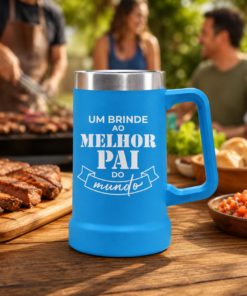 Caneca Térmica Inox 750ml Pai Presente Dia dos Pais