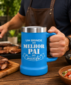 Caneca Térmica Inox 750ml Pai Presente Dia dos Pais