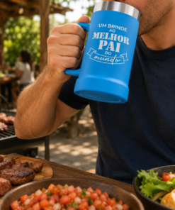 Caneca Térmica Inox 750ml Pai Presente Dia dos Pais