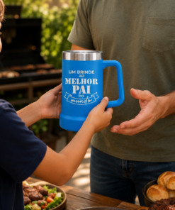 Caneca Térmica Inox 750ml Pai Presente Dia dos Pais
