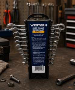 Jogo Chave Combinada 6 a 17mm 10 Peças Western