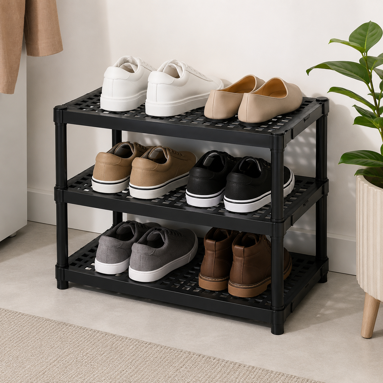 Estante Organizadora Modular 3 Prateleiras 76x60cm
