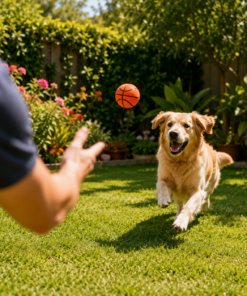 Mordedor Vinil Bola Basquete 7cm para Cachorro
