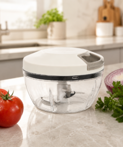Mini Processador Manual 500ml 3 Lâminas para Alimentos