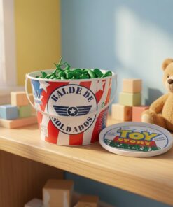 Balde de Soldados Toy Story Disney com Mini Figuras Toyng