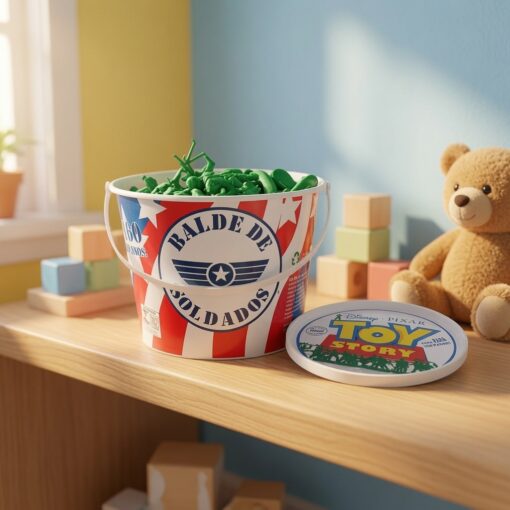 Balde de Soldados Toy Story Disney com Mini Figuras Toyng