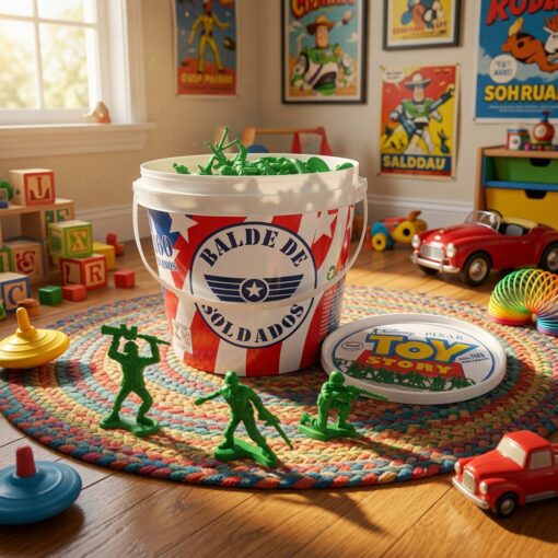 Balde de Soldados Toy Story Disney com Mini Figuras Toyng