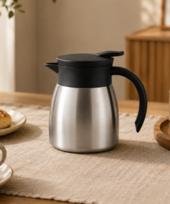 Garrafa Térmica Inox 500ml para Café com Alça