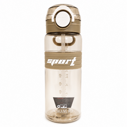 Garrafa de Água 900ml Plástica com Canudo e Alça