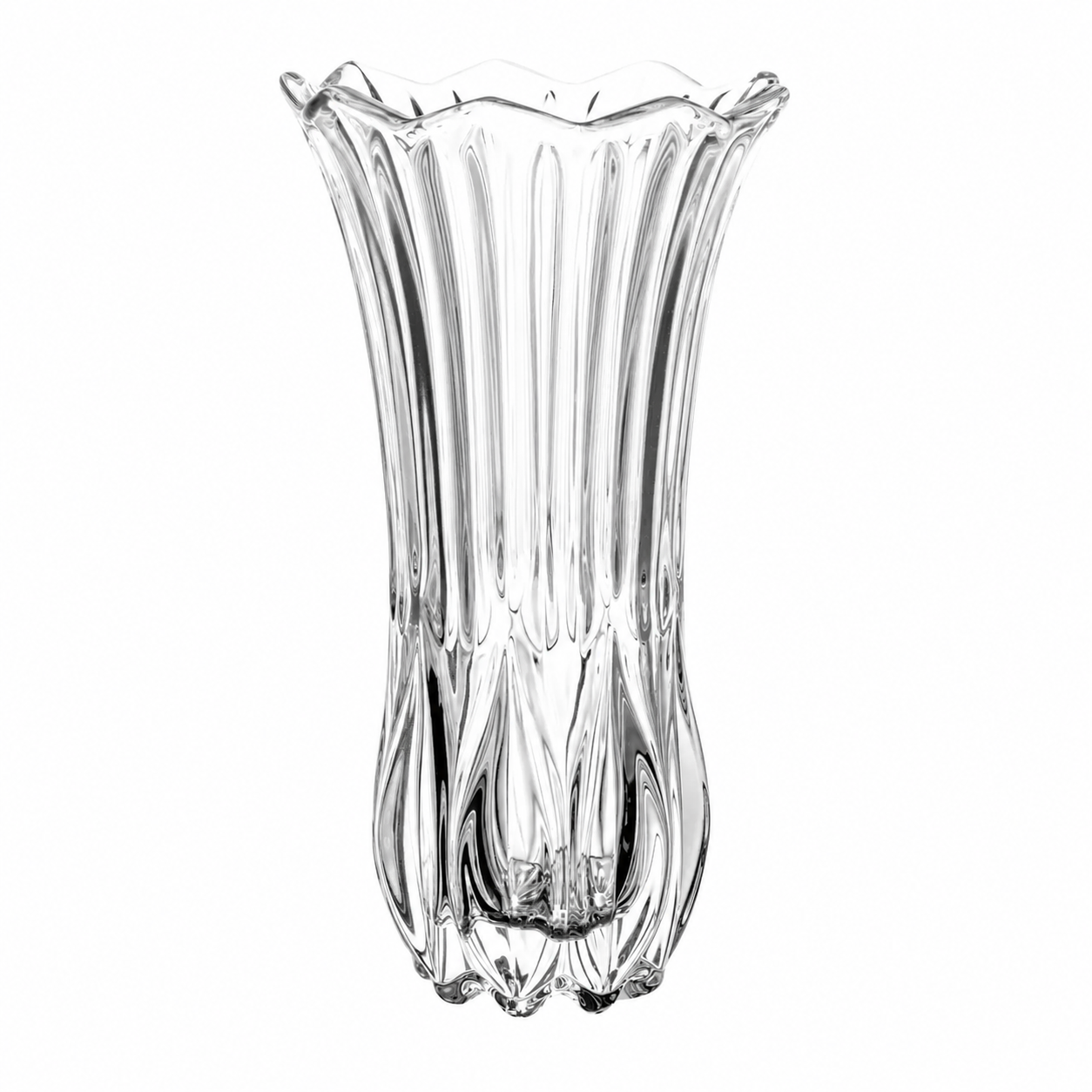 Vaso de Vidro Tulipa 22cm para Flores Decorativo