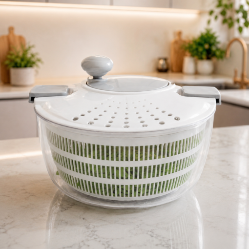 Centrífuga de Salada Manual 4L Seca Folhas e Verduras