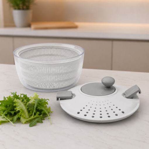 Centrífuga de Salada Manual 4L Seca Folhas e Verduras