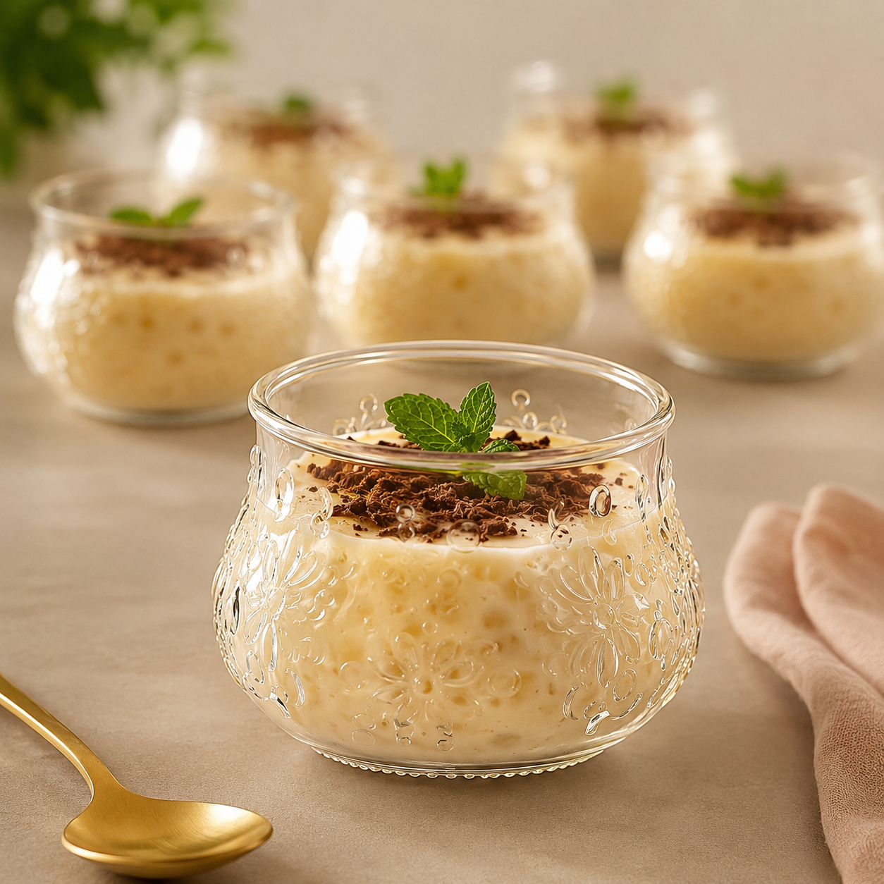 taças de sobremesa
