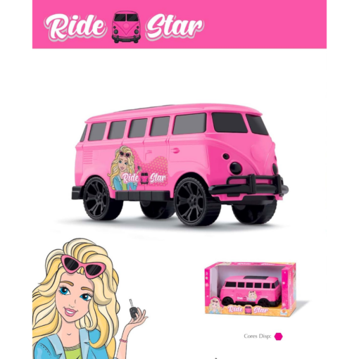 Brinquedo Kombi Rosa Ride Star - Oange Toys