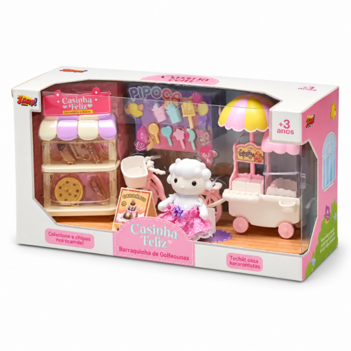 Casinha Feliz Sorveteria Infantil Zoop Toys com Acessórios