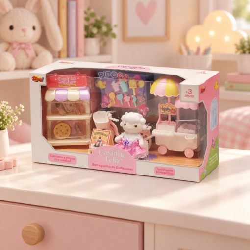 Casinha Feliz Sorveteria Infantil Zoop Toys com Acessórios