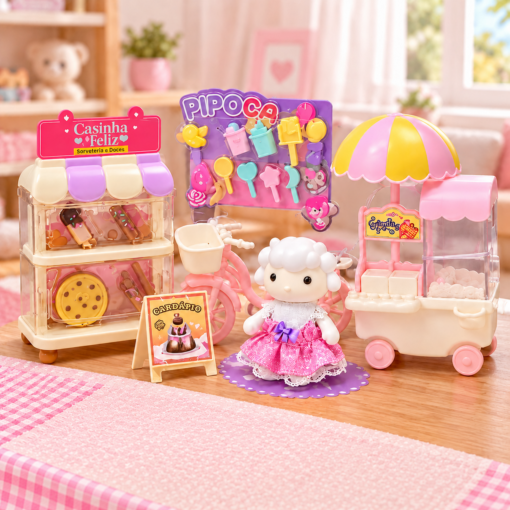 Casinha Feliz Sorveteria Infantil Zoop Toys com Acessórios