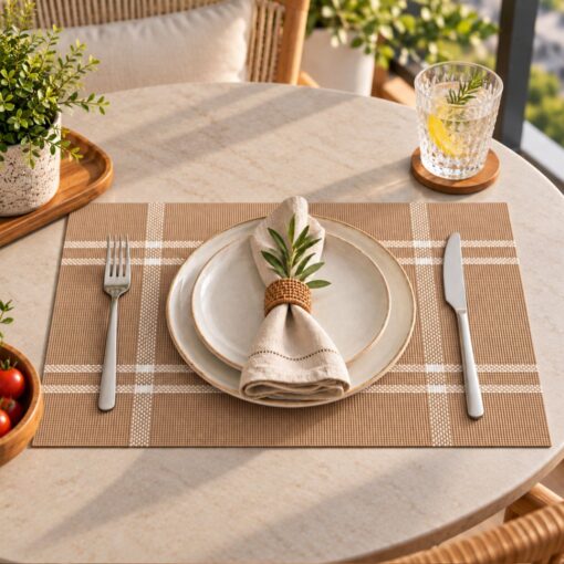 Jogo Americano Retangular para Mesa de Jantar