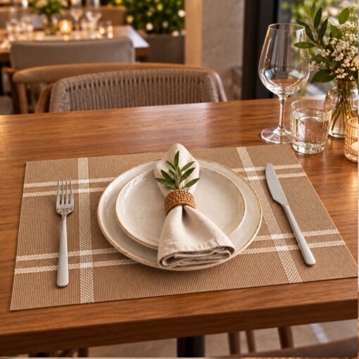 Jogo Americano Retangular para Mesa de Jantar