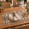 Jogo Americano Retangular para Mesa de Jantar