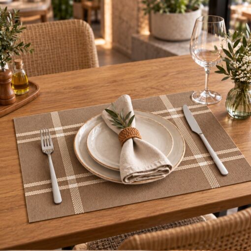 Jogo Americano Retangular para Mesa de Jantar