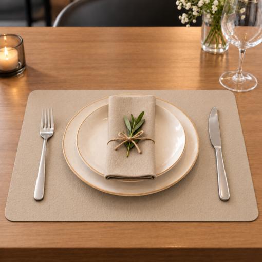 Jogo Americano Retangular para Mesa de Jantar