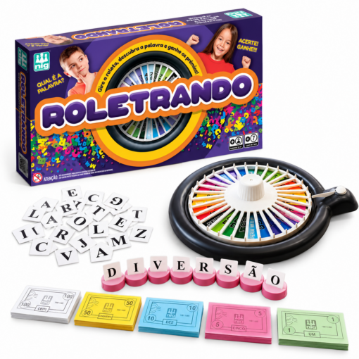 Jogo Roletrando NIG Roleta de Palavras para Crianças