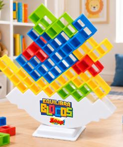 Jogo Monta Blocos Infantil Equilíbrio Zoop Toys