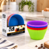 Forma de Silicone para Cupcake com 6 Peças Antiaderente